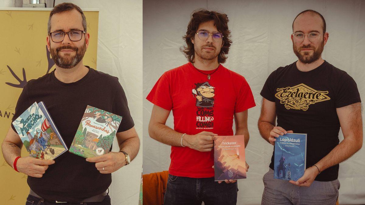 Xabier Diéguez, de ; E Iván Lozano y Manuel Dopazo, de