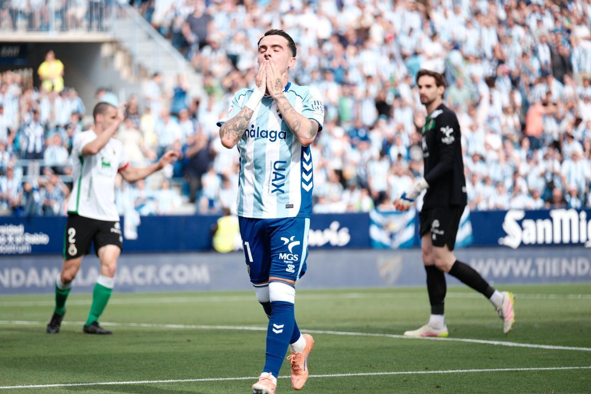 Málaga CF vs Racing de Santander, en imágenes Málaga CF vs Racing de Santander, en imágenes