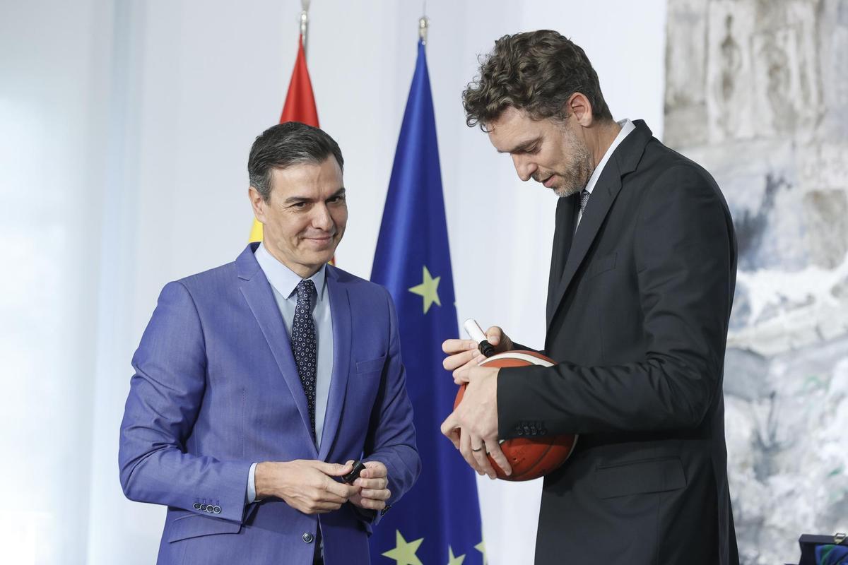 Pau Gasol recibe la Gran Cruz de la Real Orden del Mérito Deportivo