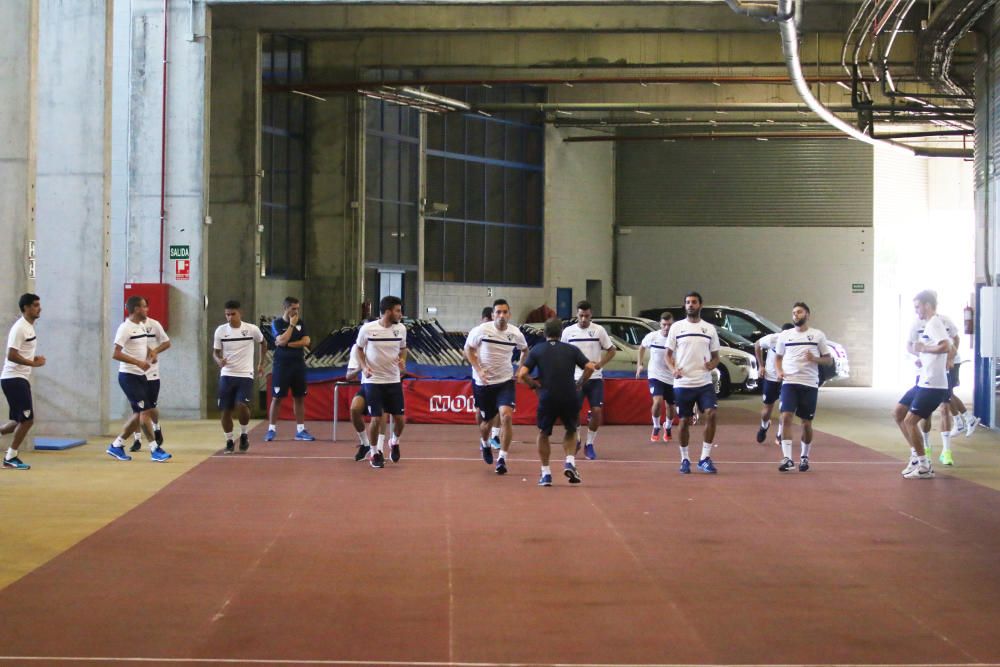 Primer entrenamiento del Málaga CF 2016/17