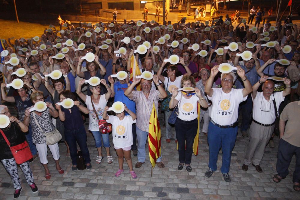 Assaig de la Diada a Girona