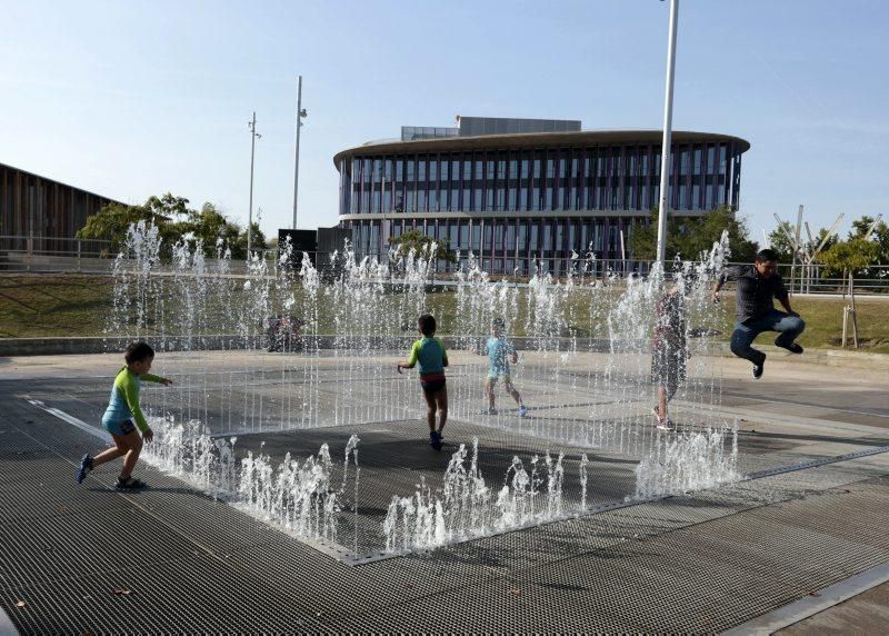 Las mejores imágenes de la ola de calor en Zaragoza