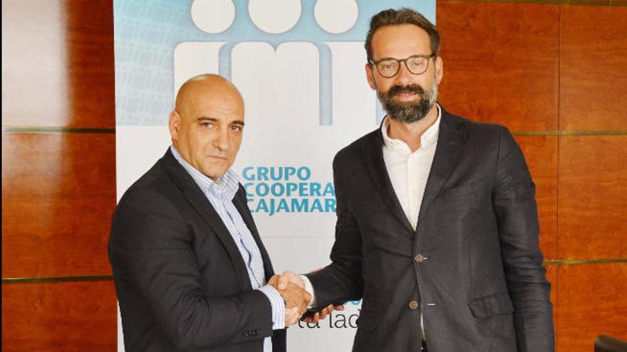 Ricardo García, de Cajamar, y Francisco Estevan, de Tufinanziación.