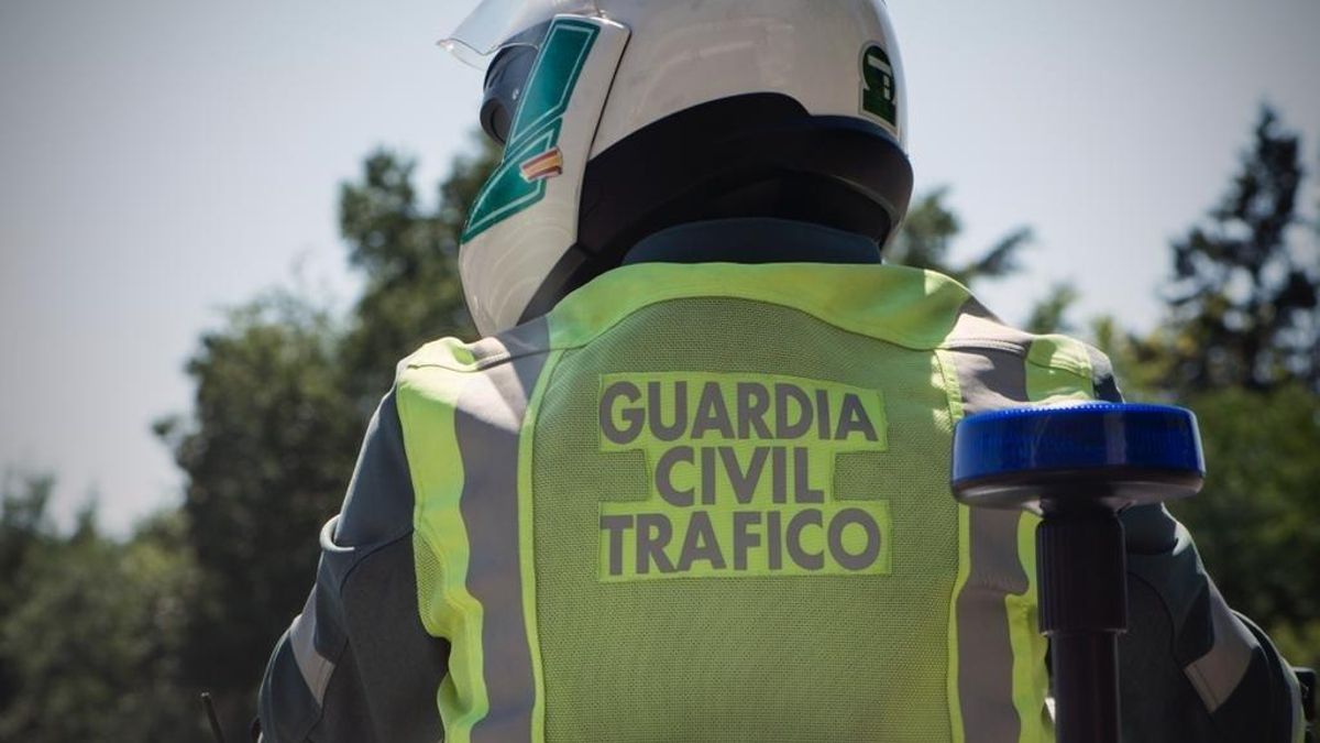 Control de tráfico de la Guardia Civil.