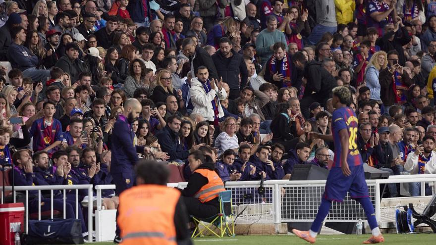 Lamine Yamal, en Montjuïc