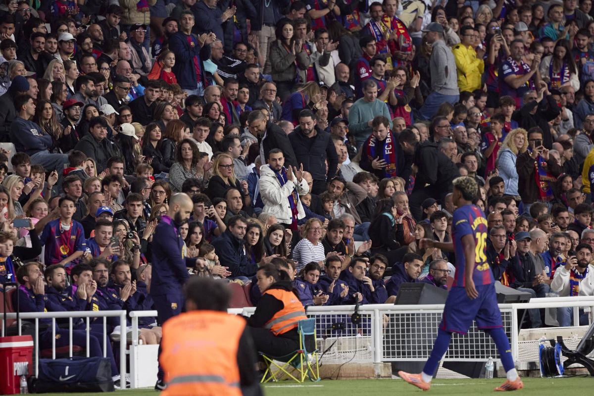 Lamine Yamal, en Montjuïc
