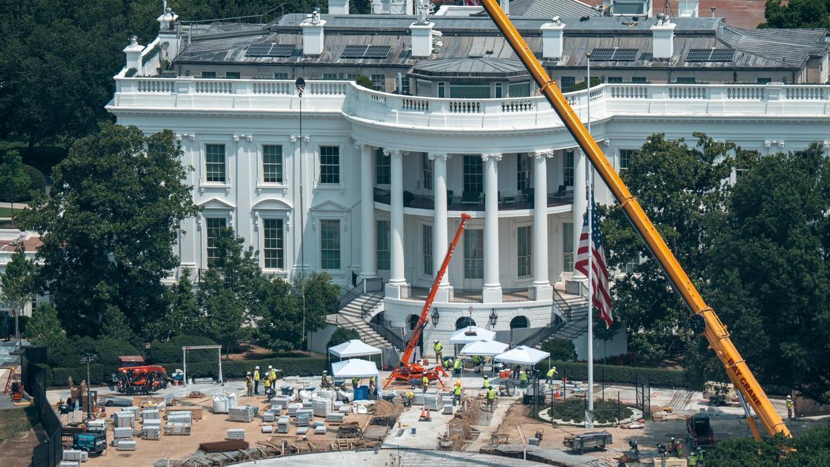 El Supremo deja a Trump seguir construyendo el Salón de Baile de la Casa Blanca