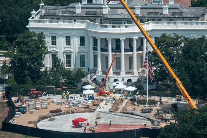 El Supremo deja a Trump seguir construyendo de momento el Salón de Baile de la Casa Blanca