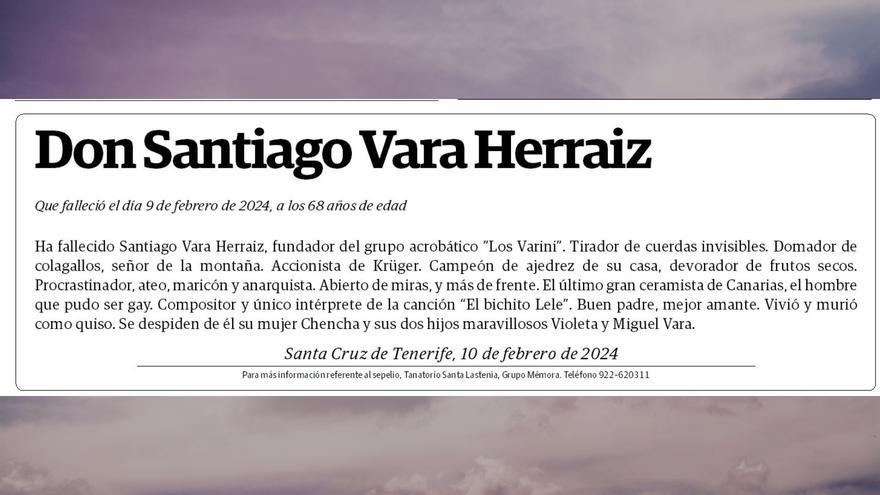 &quot;Ateo, maricón y anarquista&quot;: la curiosa esquela preparada por una familia de Tenerife