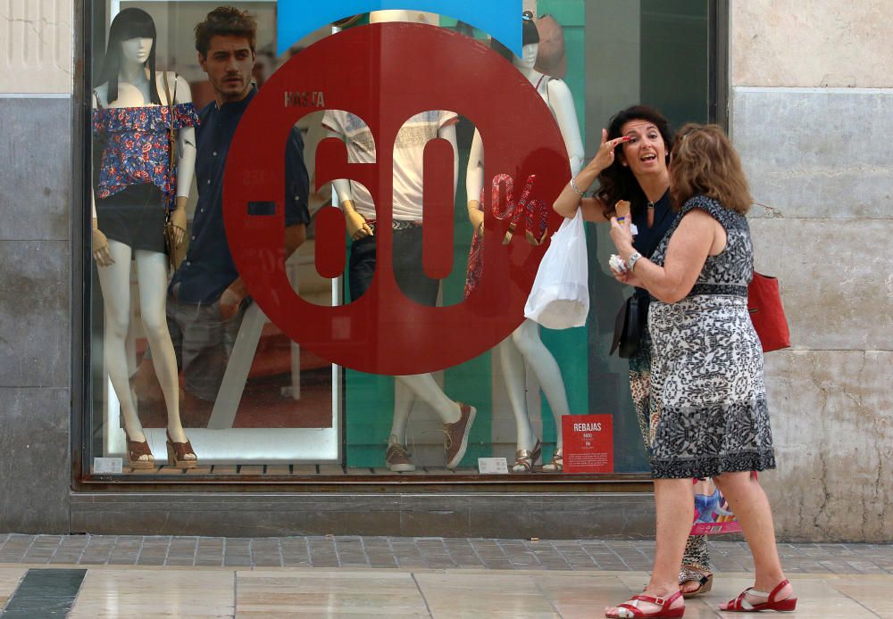 Domingo de rebajas en Málaga