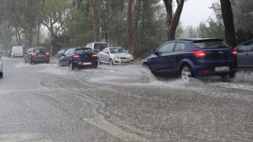 La tormenta en CalviÃ .