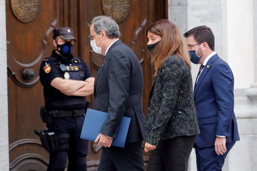 Arribada de Quim Torra al Tribunal Suprem