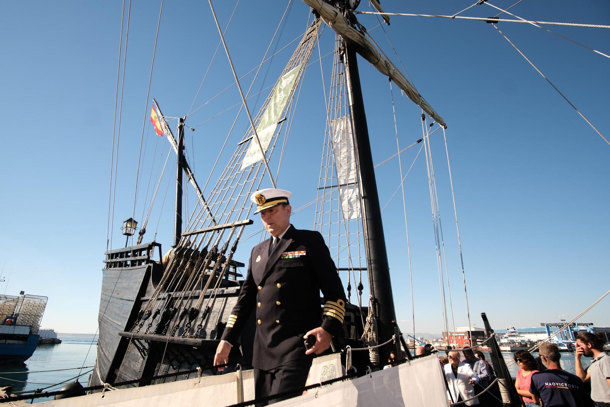 Así es la réplica de la Nao Victoria que se puede visitar desde hoy en el puerto de Santa Pola