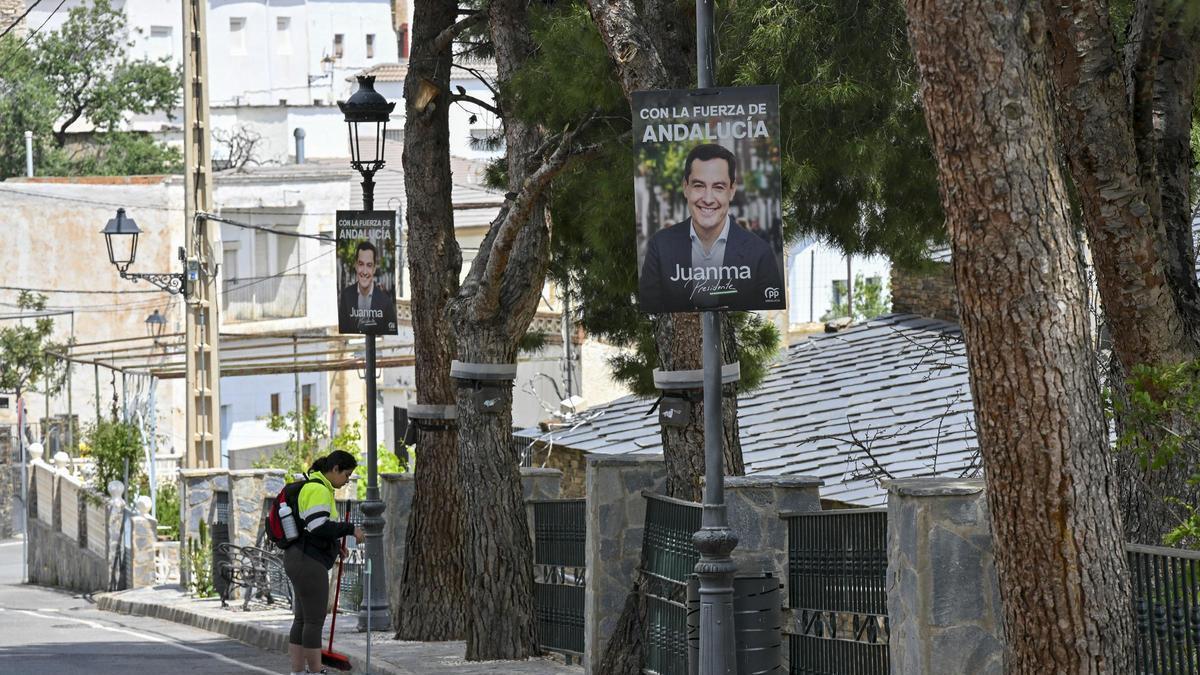 Cartel electoral de Juanma Moreno de las andaluzas del 17 de mayo.