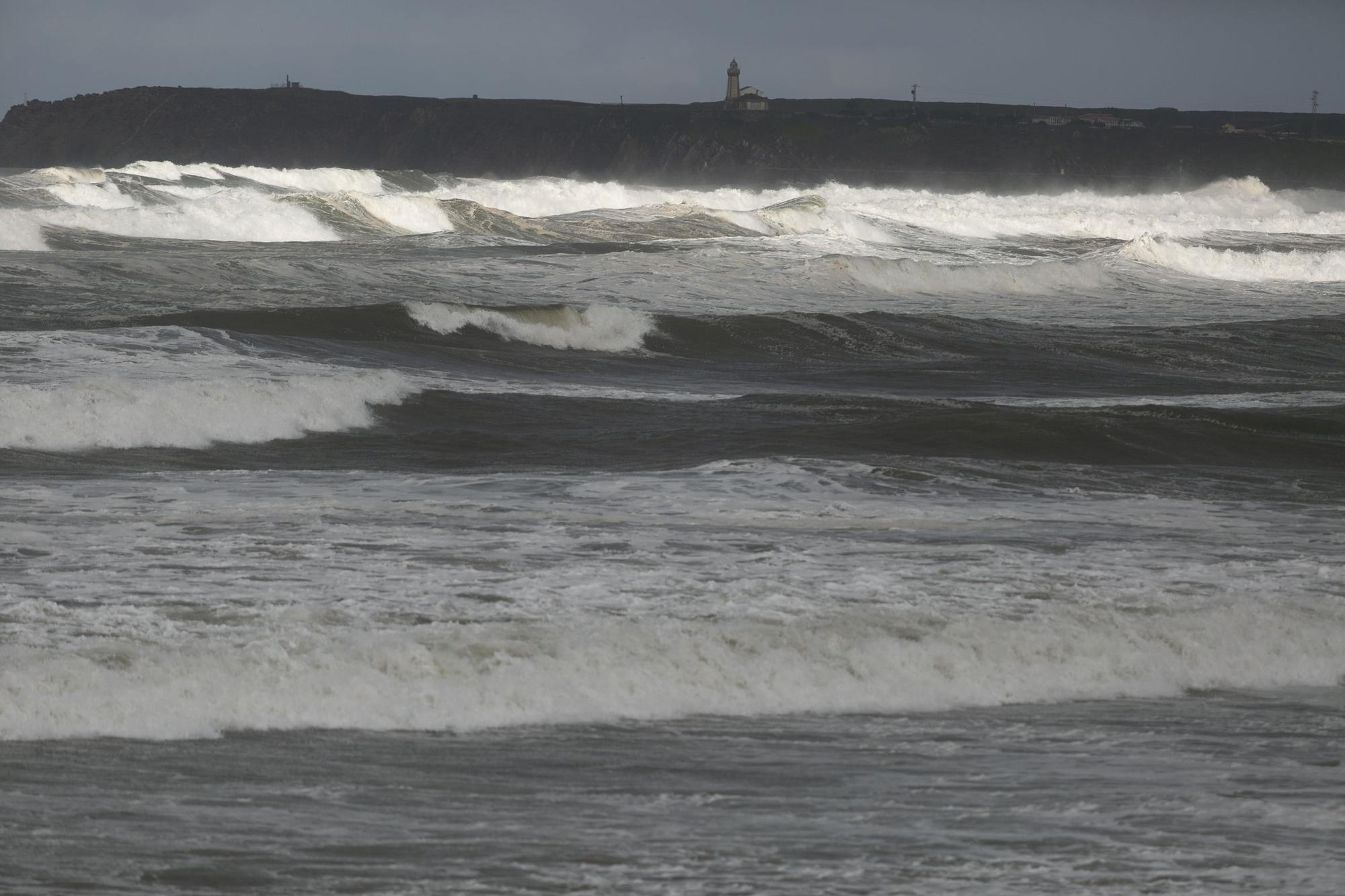 Temporal en la comarca de Avilés