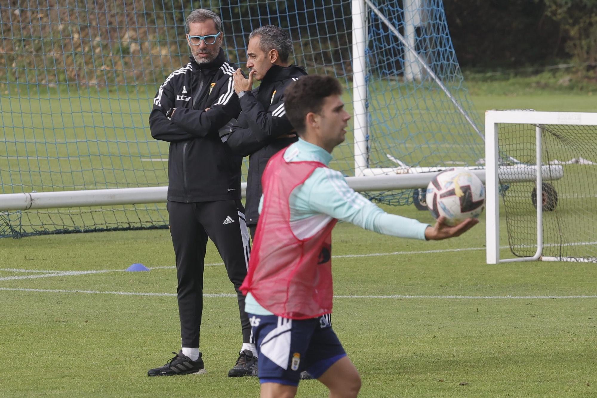 Las imágenes del entrenamiento del Oviedo