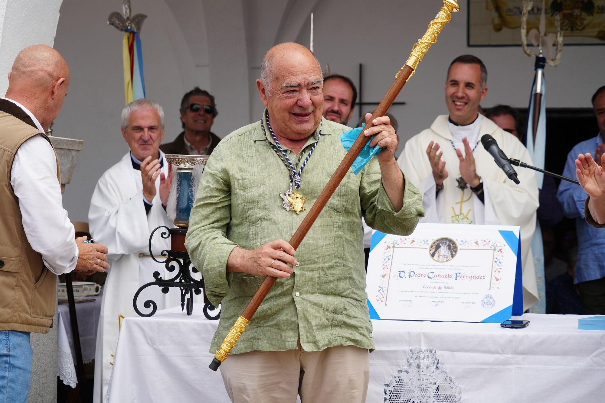 Multitudinario recibimiento a la Virgen de Luna en Villanueva