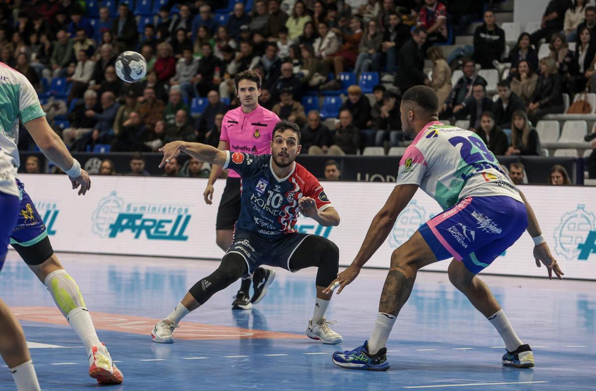 Ander Torrico durante el partido frente al Cajasol Puente Genil