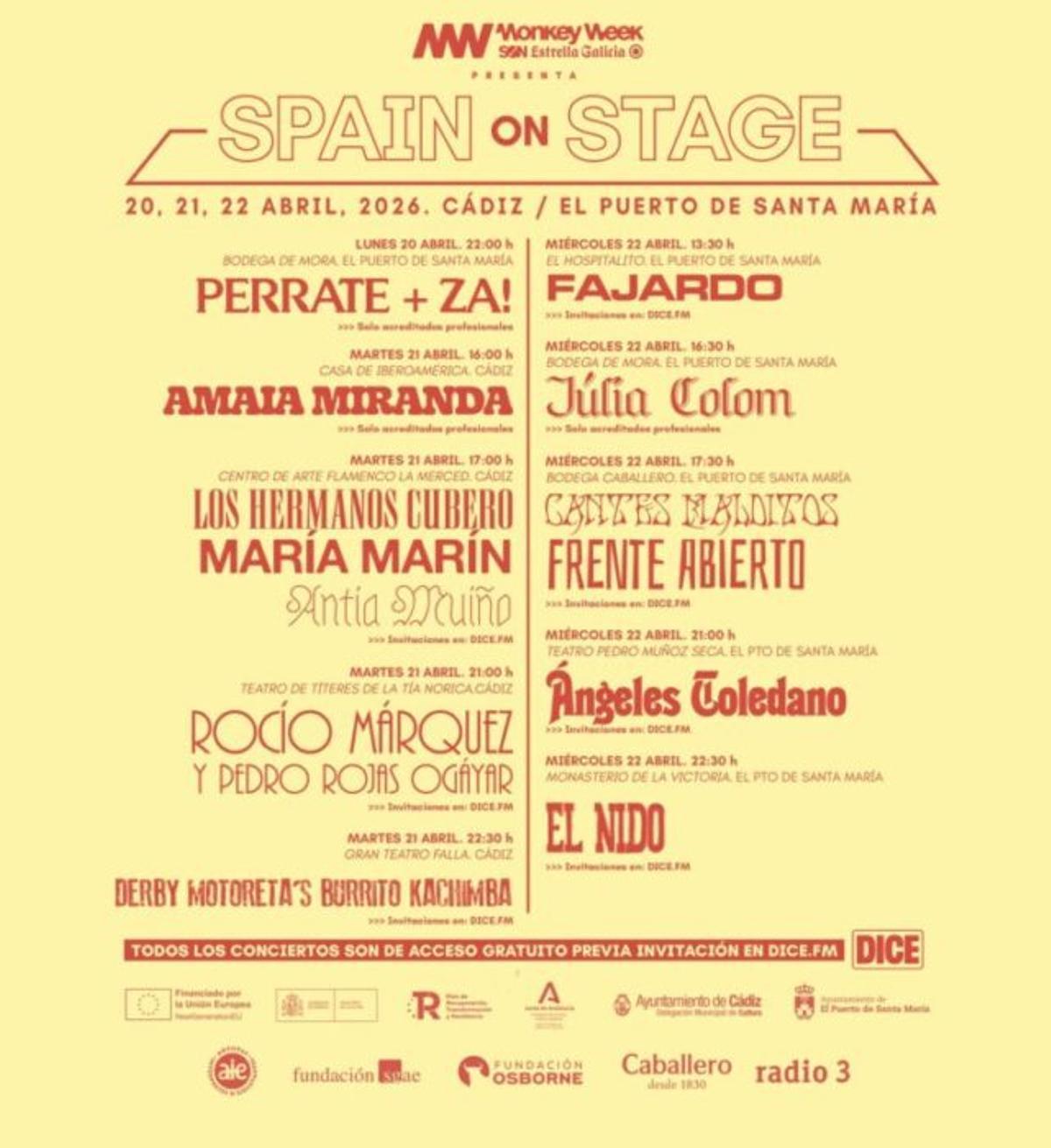 Cartel de esta primera edición de la iniciativa.