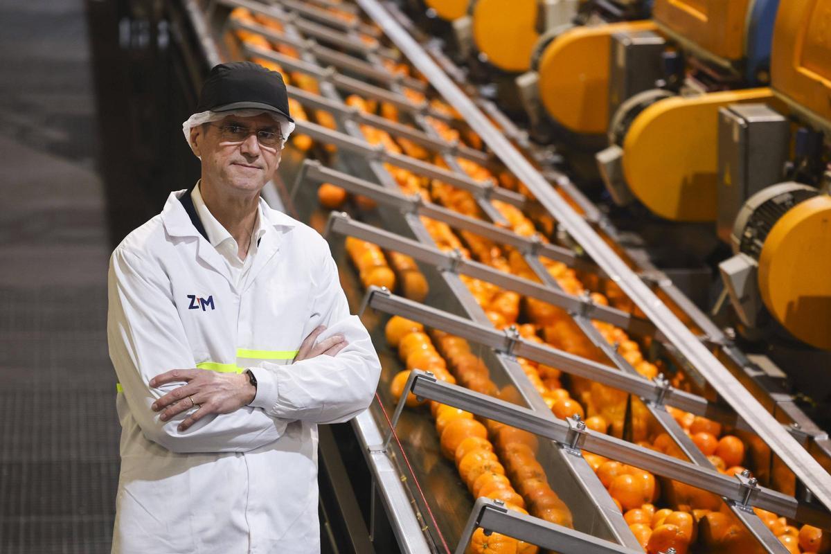 Carlos Artigues, director general de Zuvamesa, en la planta de Parc Sagunt.