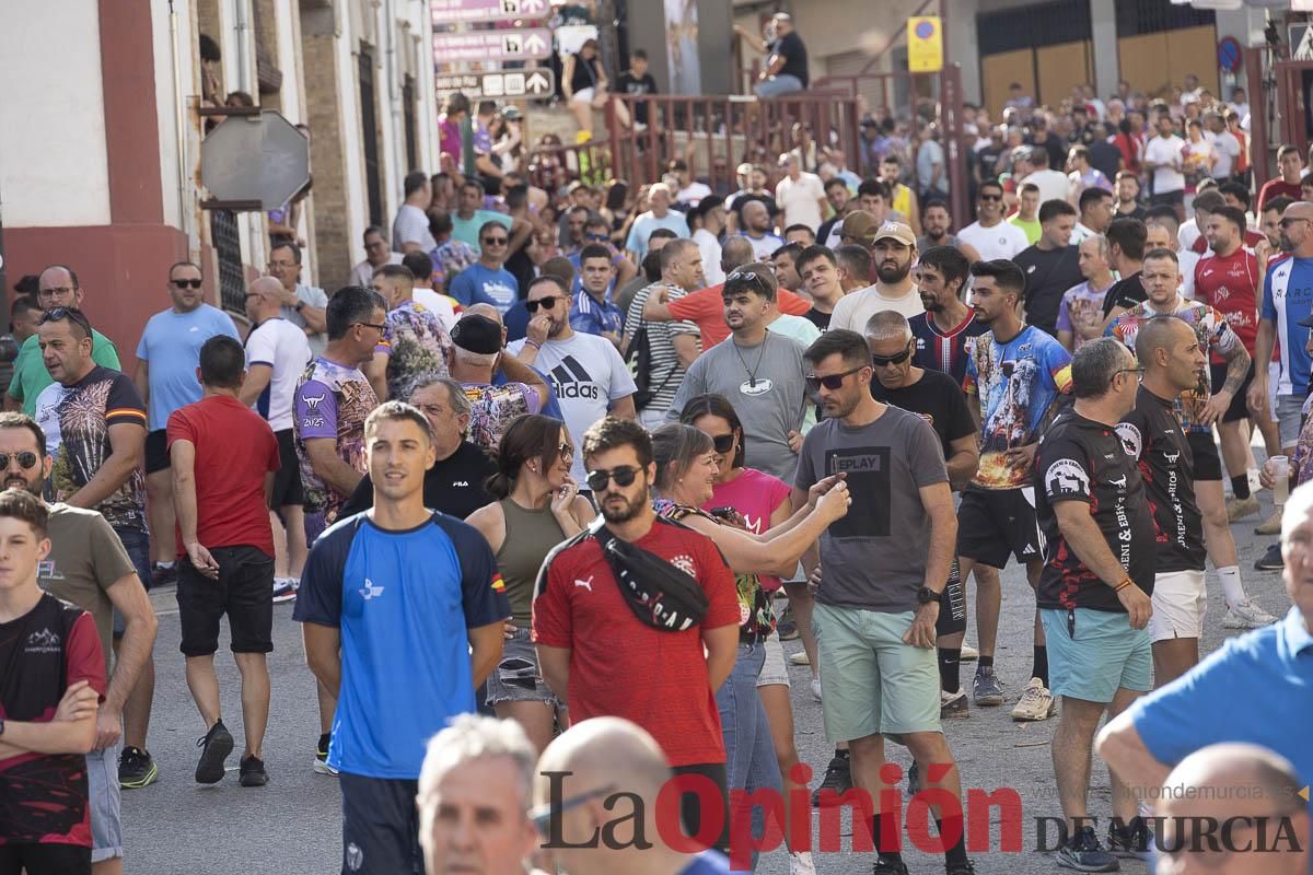 El segundo encierro de las Fiestas de Moratalla se salda con un herido
