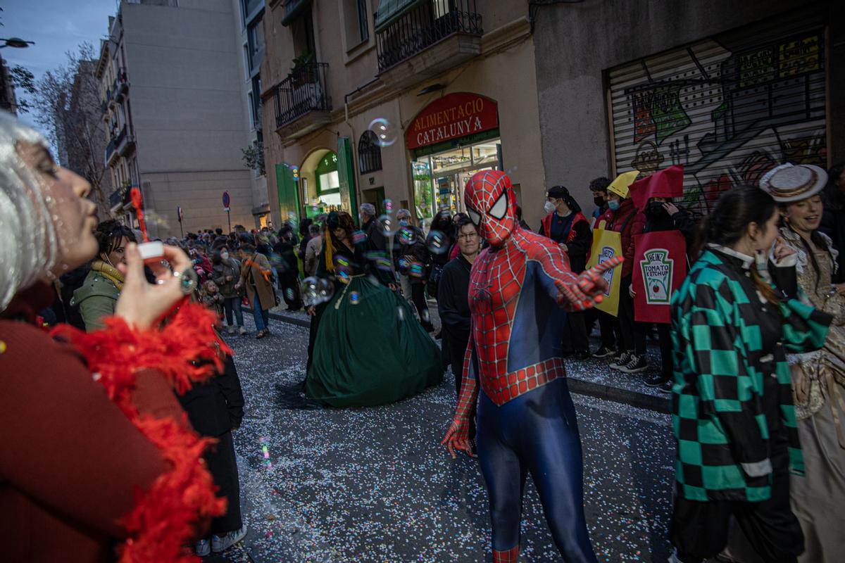 Carnaval del barrio de Gracia de Barcelona 2022