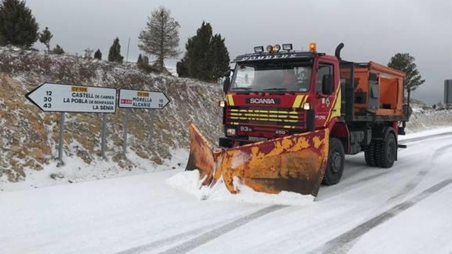 La primavera entra con nieve, viento y heladas