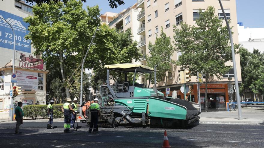 Los vecinos de la calle Aragón aplauden las obras de asfaltado