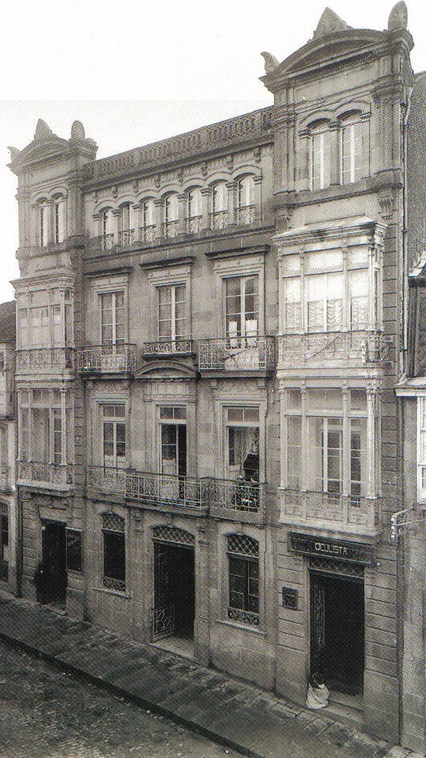 La rúa da Senra en 1920