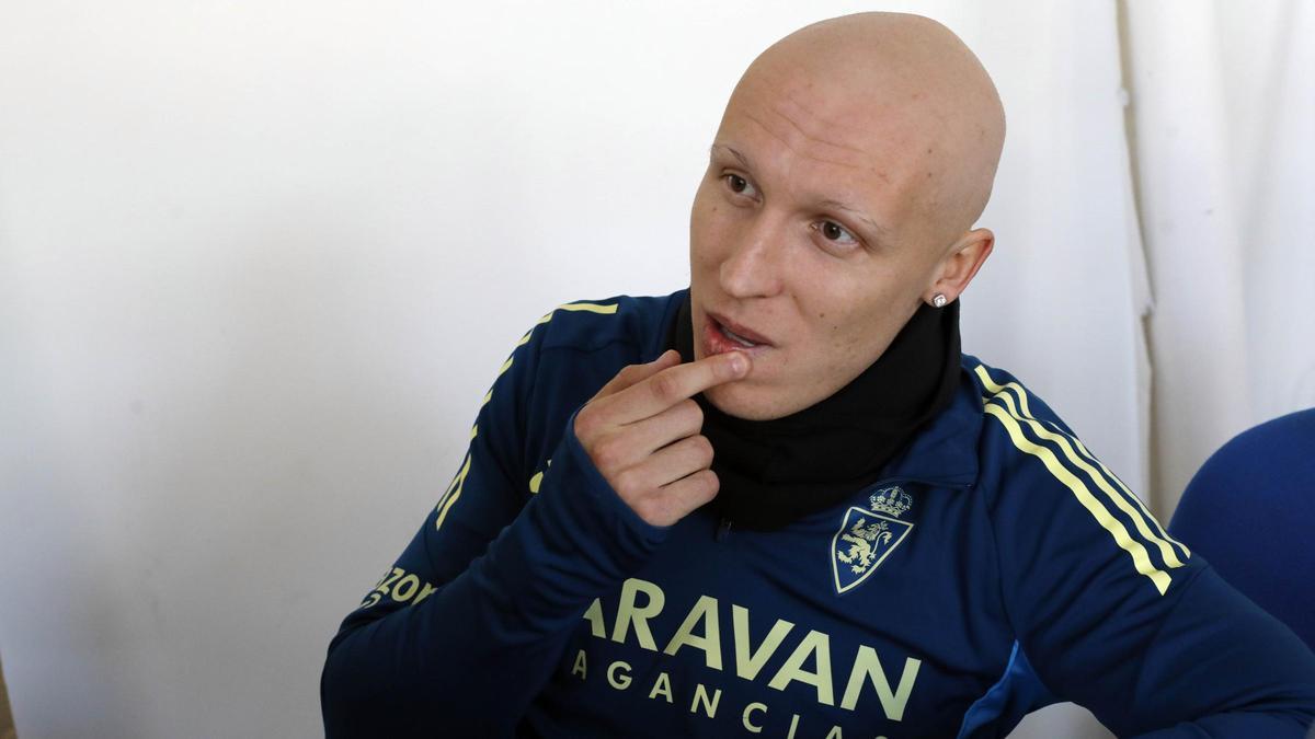 Valery, durante la entrevista con este diario