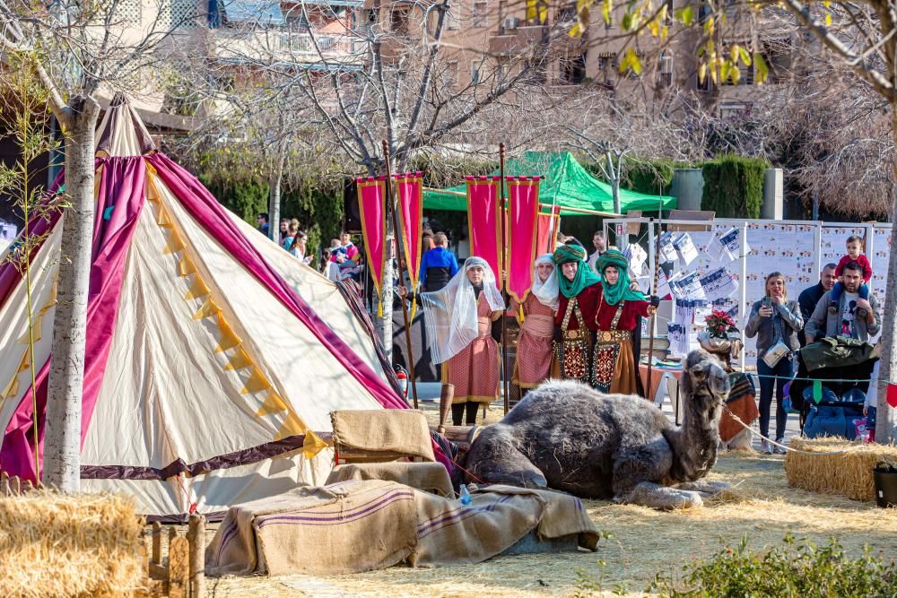 'Els Reis de La Marina", galería del campamento de los Reyes Magos en la Vila Joiosa