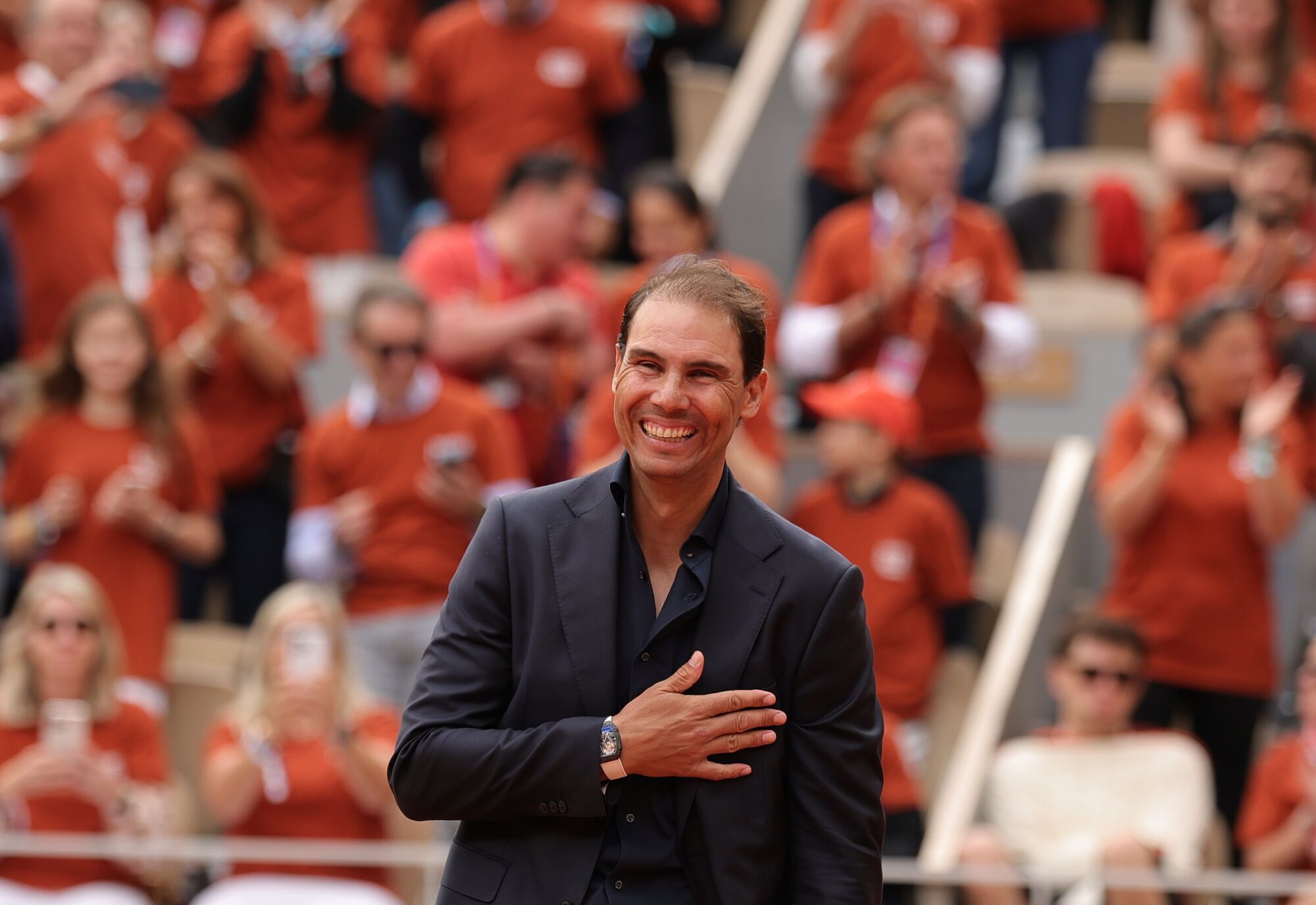 El homenaje de Roland Garros a Rafa Nadal, en imágenes.