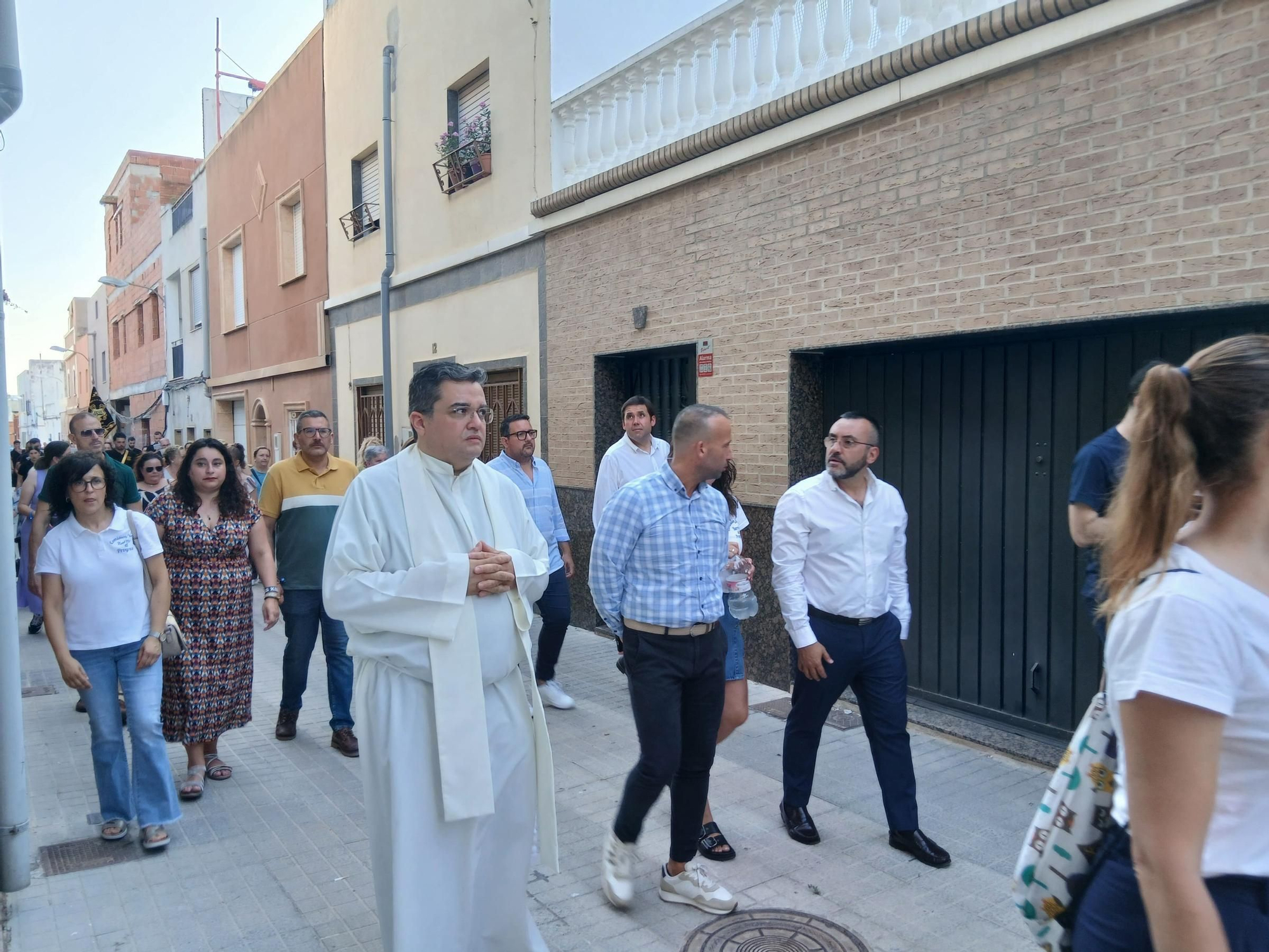 Misa y procesión en las fiestas del barrio El Progreso en Vila-real