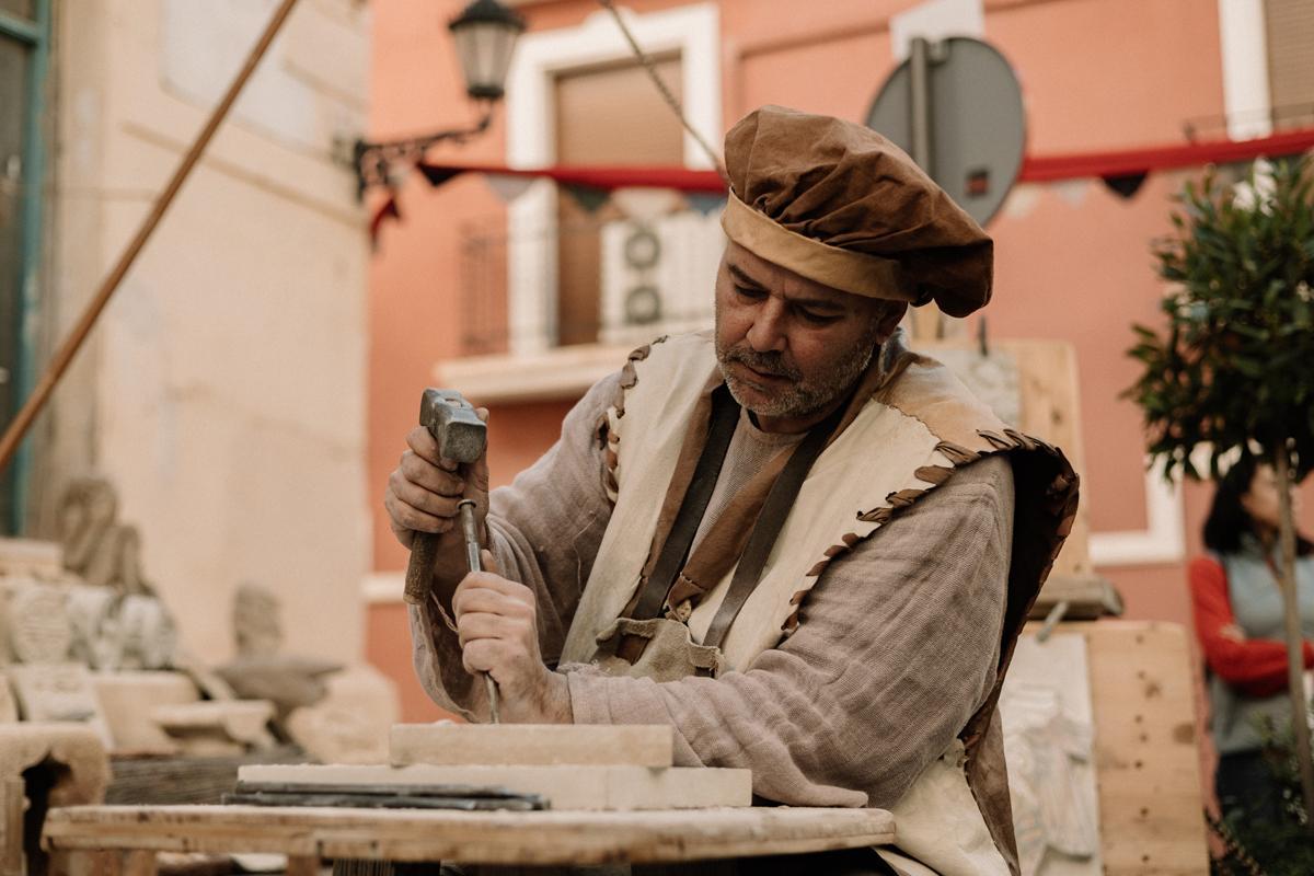 Imagen de la pasada edición del Mercado Medieval de Caravaca de la Cruz