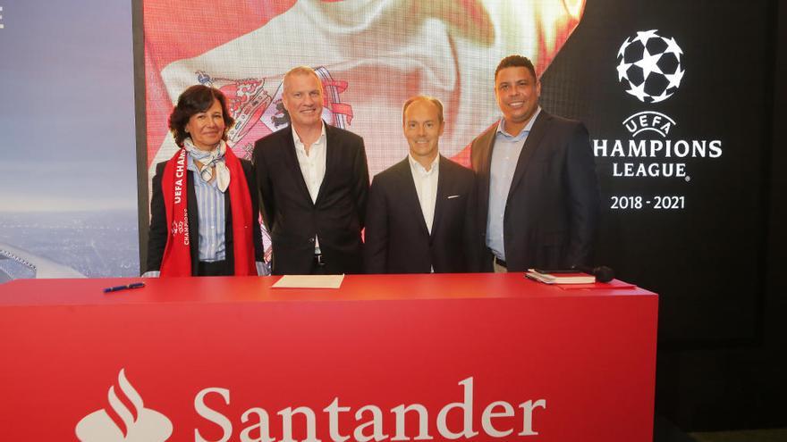 El Banco Santander, nuevo patrocinador de la Liga de Campeones