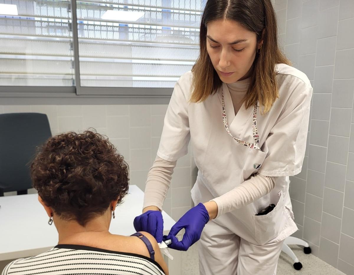 Vacunació contra la grip al CAP de l'Escala.