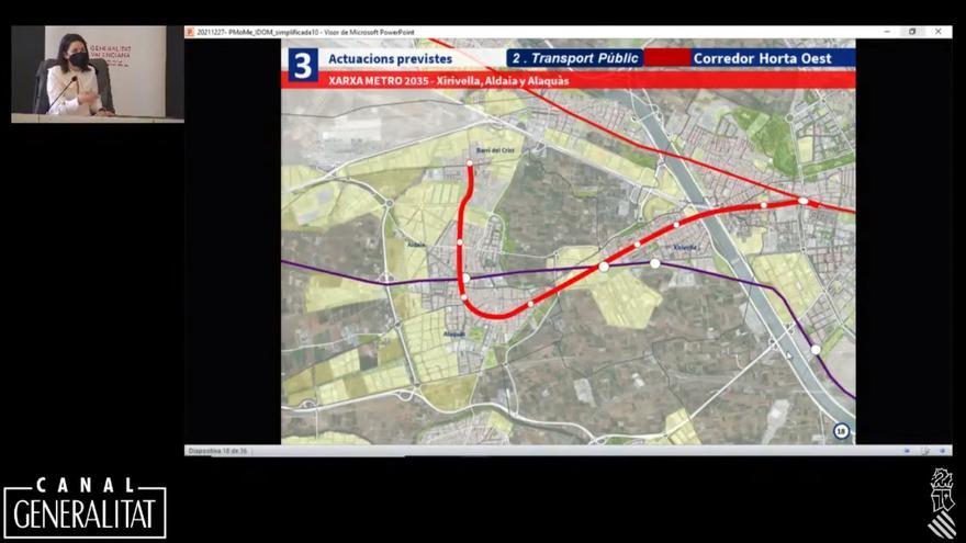 La Generalitat anuncia el Metro a Xirivella, Alaquàs y Aldaia