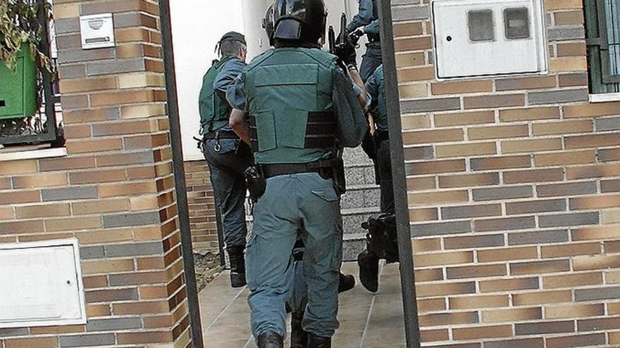 La Guardia Civil desarticula una red de tráfico de estupefacientes en la provincia de Cáceres