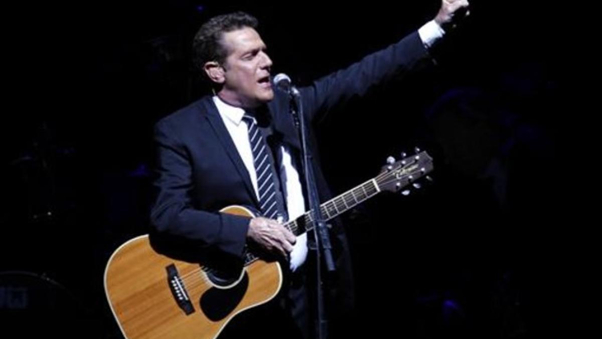 Glenn Frey, durante el concierto que ofrecieron los Eagles en el Palacio de Deportes de Madrid en el 2009.