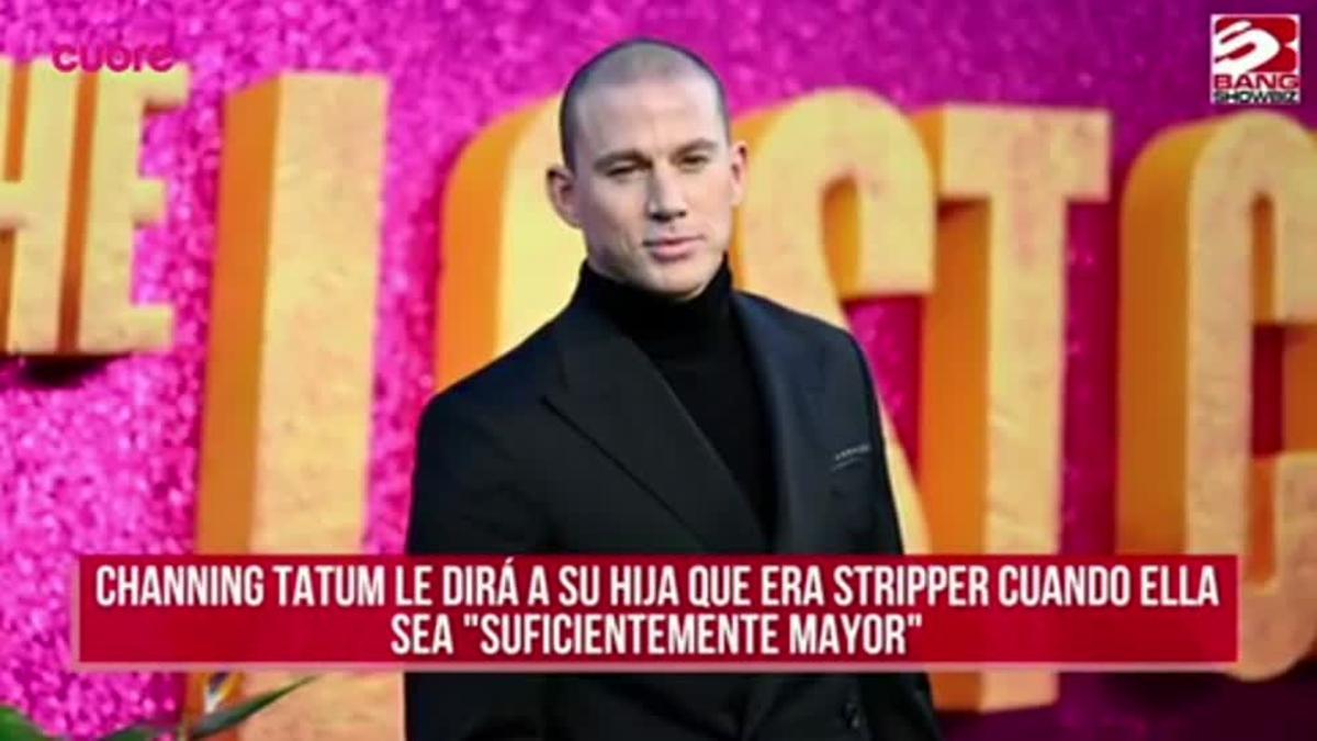 Channing Tatum no le dirá a su hija que era stripper hasta que sea mayor imagen