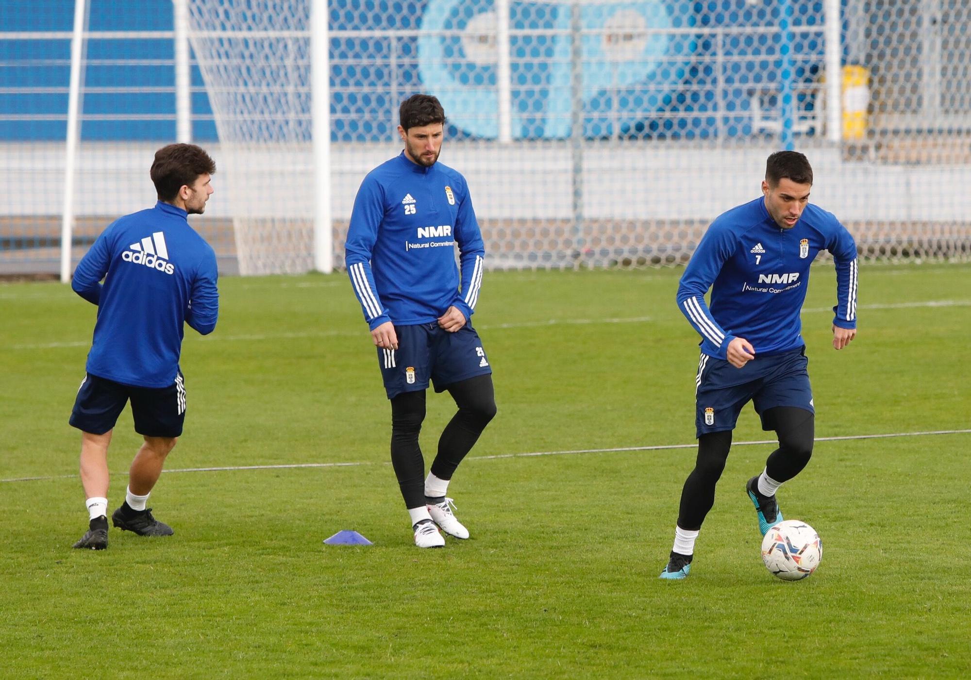 El entrenamiento del Oviedo