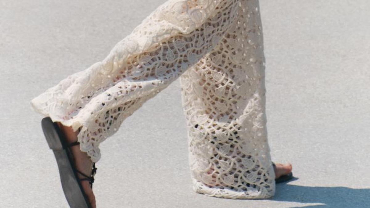 Rebajas de Zara: los pantalones de crochet que toda fashionista (calurosa) necesita este verano
