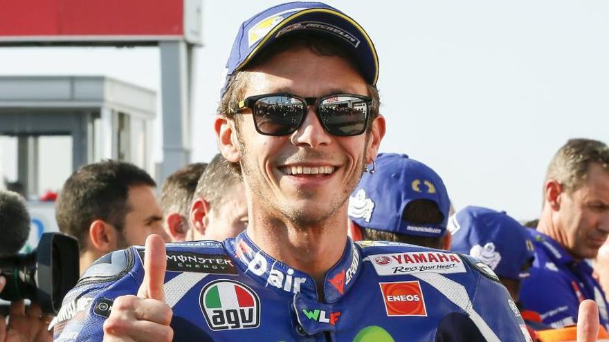 Valentino Rossi tras los entrenamiento del Gran Premio de Japón