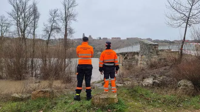GALERÍA | Alerta roja en Toro por la crecida del Duero