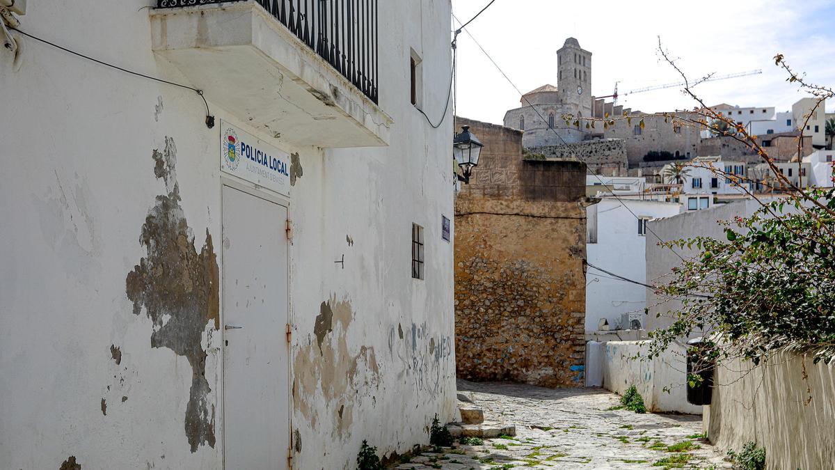 Antiguo retén de la Policía Local en sa Penya.