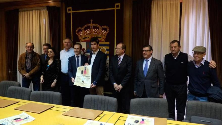 Representantes de la organización del IV Bolsín &quot;Tierras de Zamora&quot; y colaboradores.