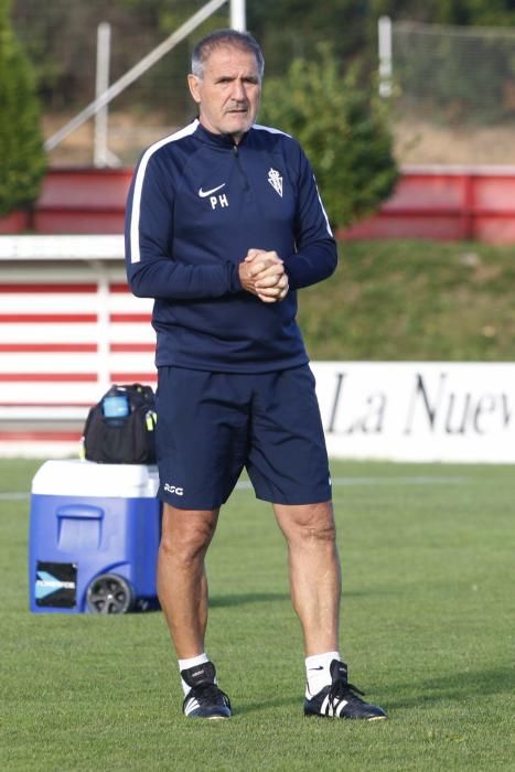 Entrenamiento del Sporting