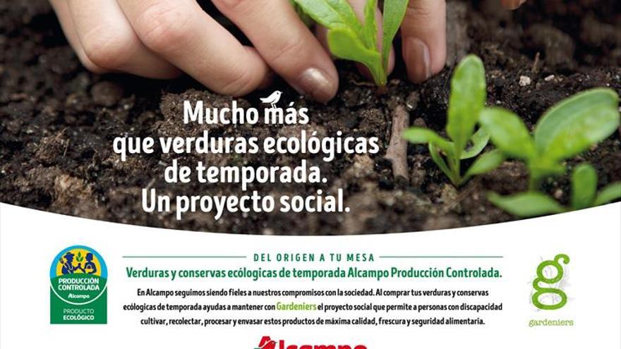 Los productos frescos de gardeniers llegan a las tiendas alcampo