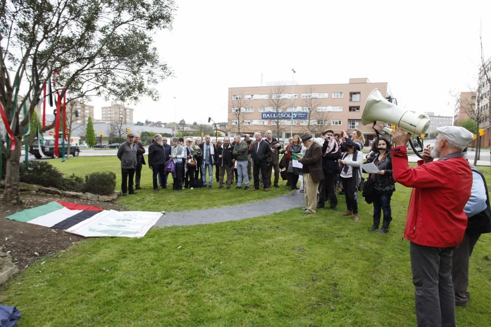 Homenaje al pueblo palestino en Gijón