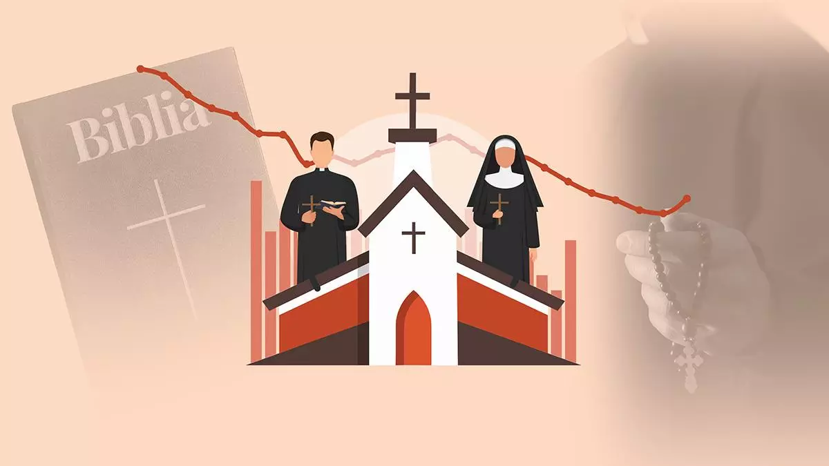 La Iglesia trata de adaptarse ante la caída de las vocaciones religiosas y de fieles